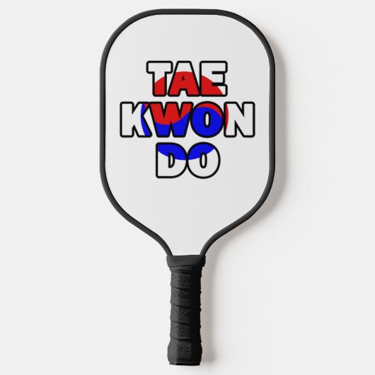 Taekwondo Pickleball Paddle (Achterkant)