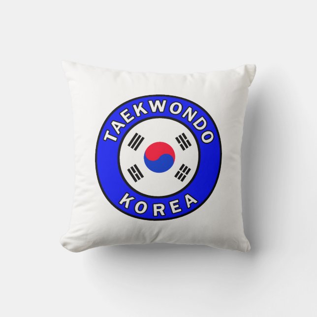 Taekwondo pillow kussen (Voorkant)