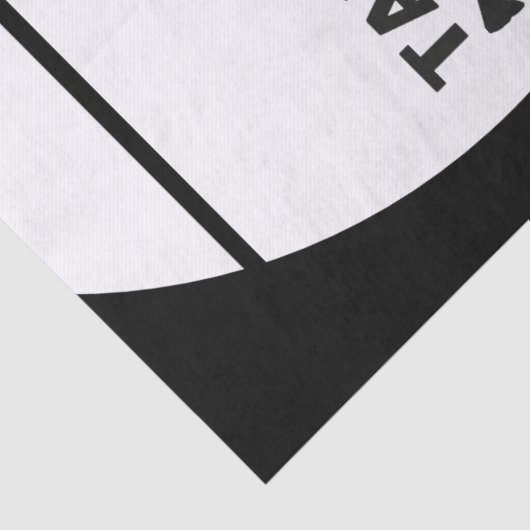 Taekwondo Player, Birthday Gift, Team Karate  Tissuepapier (Detail)