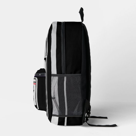 Taekwondo Player, Birthday Girl, Team Karate Bedrukte Rugzak (Rechts)