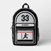 Taekwondo Player, Birthday Girl, Team Karate Bedrukte Rugzak (Voorkant)