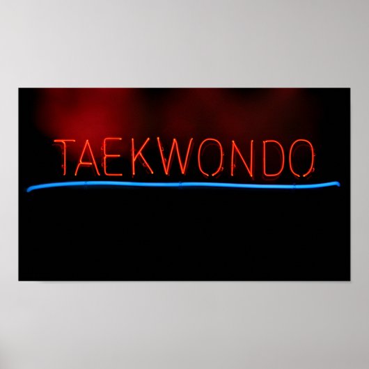 Taekwondo Poster (Voorkant)
