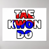 Taekwondo Poster (Voorkant)