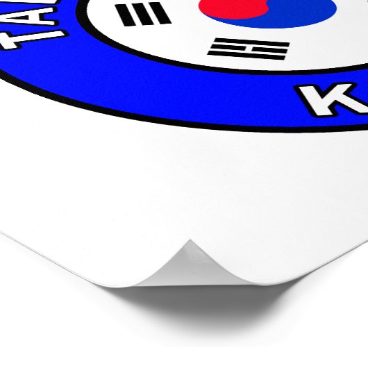 Taekwondo Poster (Hoek)