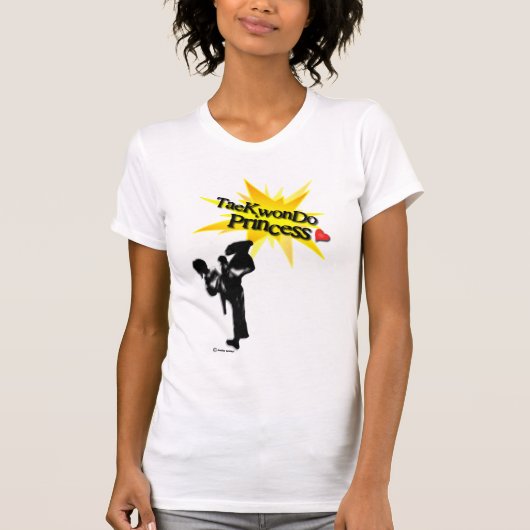 TaekwonDo prinses! T-shirt (Voorkant)