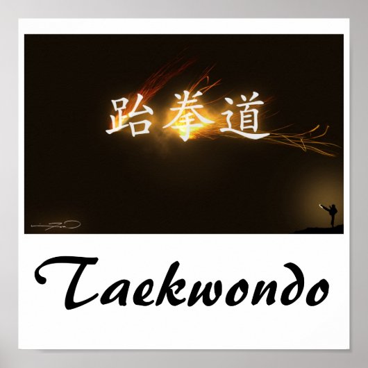 Taekwondo Print (Voorkant)