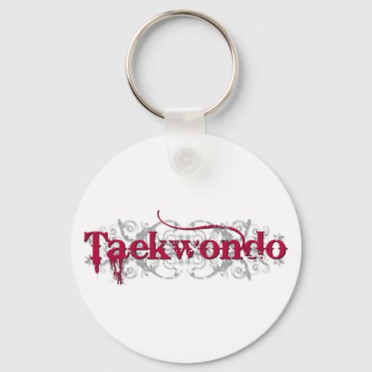 Taekwondo Red Sleutelhanger (Voorkant)