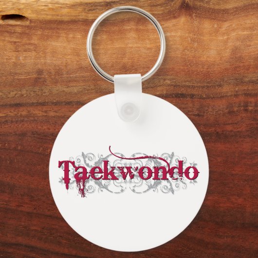 Taekwondo Red Sleutelhanger (Voorkant)