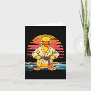 Taekwondo Rubber Eend Kickboksen Dier Jiu-Jitsu Kaart
