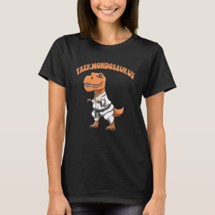 Taekwondo Saurus Dinosaur TRex Houdt van Martial A T-shirt