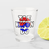 Taekwondo Shot Glas (Voorkant)