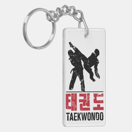 Taekwondo Sleutelhanger (Voorkant Links)