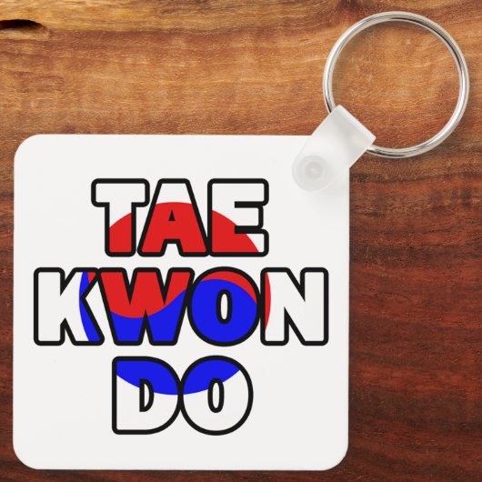 Taekwondo Sleutelhanger (Achterkant)
