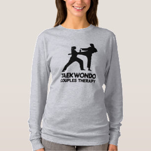 Taekwondo Sparring Couple's Therapie T-shirt