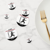 Taekwondo Speler, Verjaardagscadeau, Team Karate Confetti (Groep)