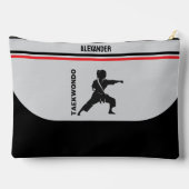 Taekwondo Speler, Verjaardagscadeau, Team Karate Etui (Achterkant)