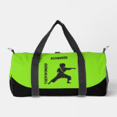 Taekwondo Speler, Verjaardagscadeau, Team Karate Plunjezak (Voorkant)