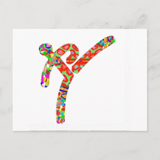 TAEKWONDO Sportkampioenschap Briefkaart (Voorkant)