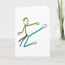 Taekwondo Stickman Kaart