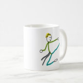 Taekwondo Stickman Koffiemok (Voorkant rechts)