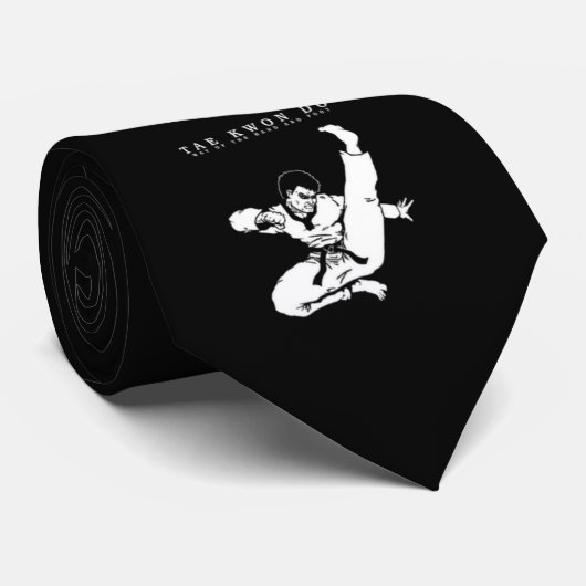 Taekwondo stropdas (Opgerold)