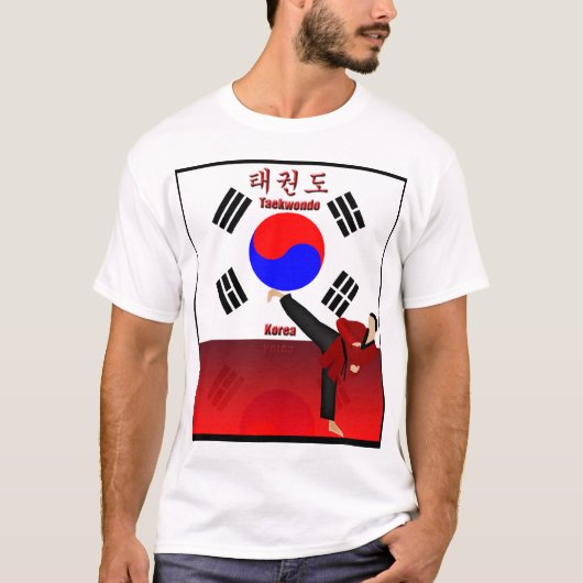 Taekwondo T-shirt (Voorkant)
