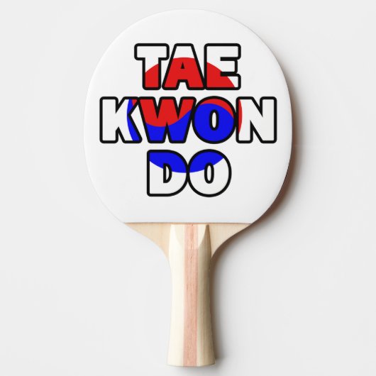 Taekwondo Tafeltennisbatje (Voorkant)