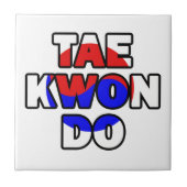 Taekwondo Tegeltje (Voorkant)