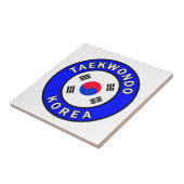 Taekwondo Tegeltje (Zijkant)