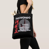 Taekwondo Tenets Martial Arts Tae kwon do Tote Bag (Dichtbij)
