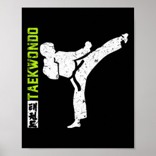  Taekwondo The Kick Poster