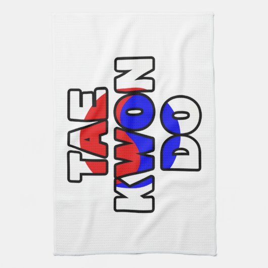 Taekwondo Theedoek (Verticaal)