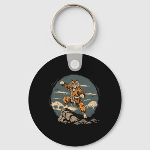Taekwondo Tijger Mount Fuji Jiu-jitsu Kickboksen T Sleutelhanger