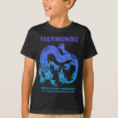 Taekwondo TKD Tae Kwon do Dragon Art Martiale Arts T-shirt (Voorkant)