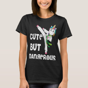 Taekwondo Unicorn Cute but Dangerous Karate Kinder T-shirt