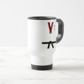 Taekwondo Uniform Reisbeker (Voorkant rechts)