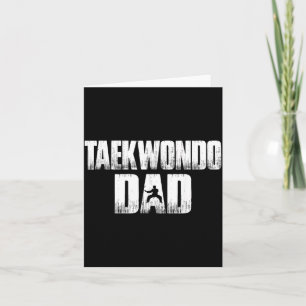 Taekwondo Vader - Vaderdag Martial Arts Vader Kaart