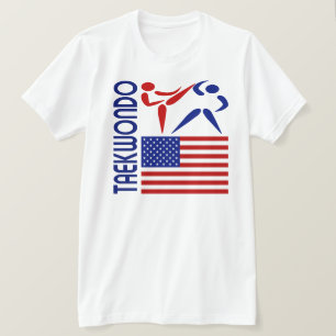 Taekwondo Verenigde Staten T-shirt