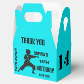 Taekwondo verjaardagsfeestje, Taekwondo Meisje Spe Bedankdoosjes (Geopend)