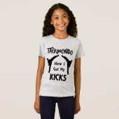 Taekwondo verkoopt vechtlaarzen hoe ik mijn kicks  t-shirt (Voorkant volledig)