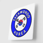 Taekwondo Vierkante Klok (Hoek)
