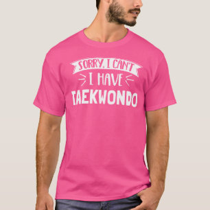 Taekwondo voor meisjes vrouwen jongens Mannen T-shirt