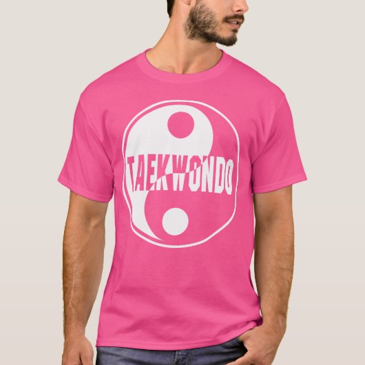 Taekwondo Yin Yang Tae Kwon Do Duality T-shirt (Voorkant)