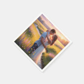 Tafel aan het hart: een servetverhaal" servet (Hoek)