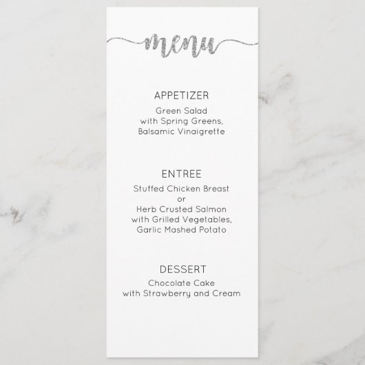 Tafel bedankkaart, plaats instelling Kaart, dank Menu (Achterkant)