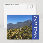Tafel Bergbloemen Briefkaart (Voorkant / Achterkant)