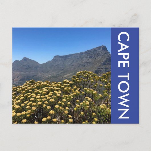Tafel Bergbloemen Briefkaart (Voorkant)