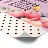 Tafel Bruiloft Zitplaatsen 12 Record Muziek jaren  Poster (Hoek)