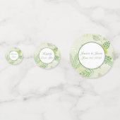 Tafel Confetti-Aangepaste Confetti van de Weddensc (Voorkanten)