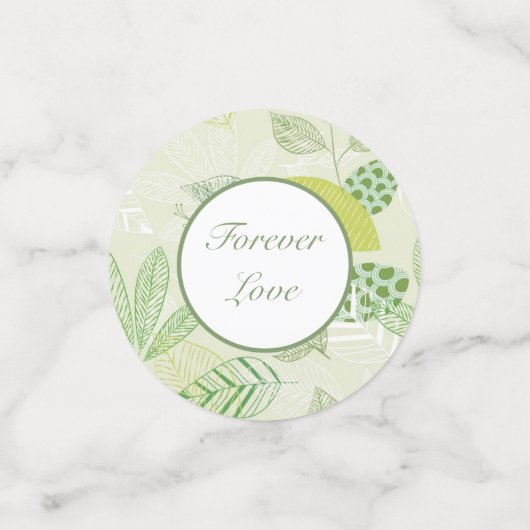 Tafel Confetti-Aangepaste Confetti van de Weddensc (Kleine voorkant)